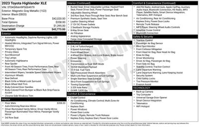 2023 Toyota Highlander L