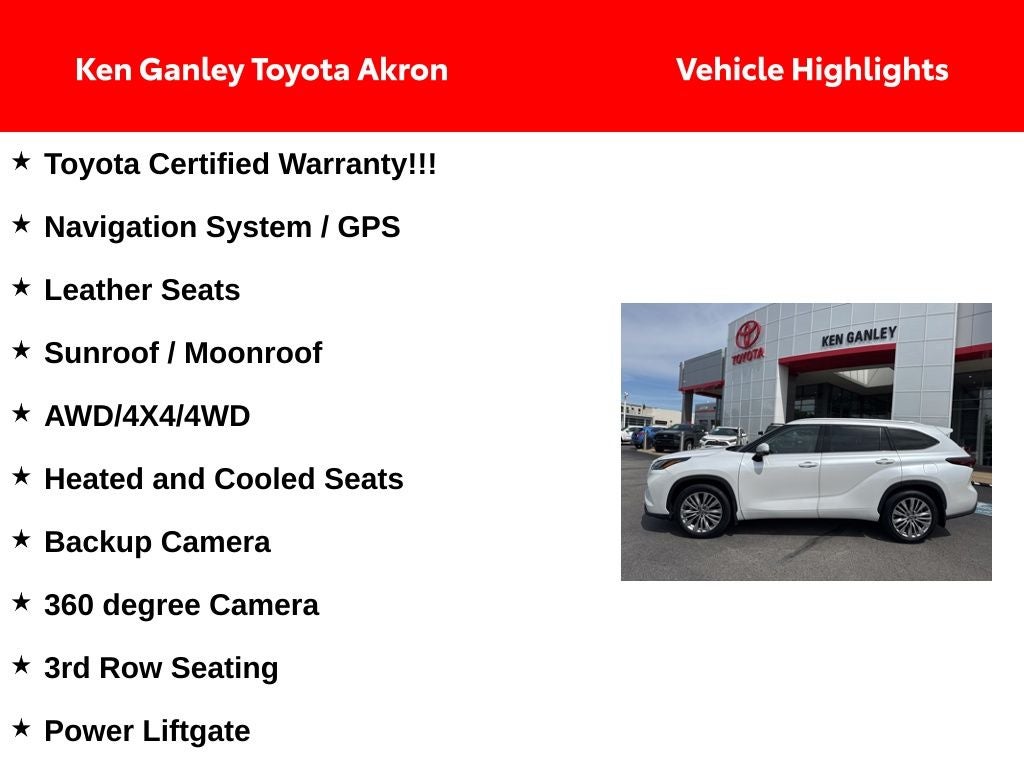 2024 Toyota Highlander Platinum
