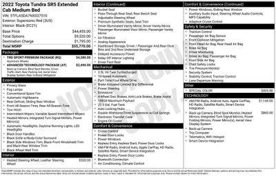 2022 Toyota Tundra SR5