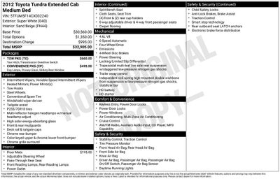 2012 Toyota Tundra Grade 4.6L V8