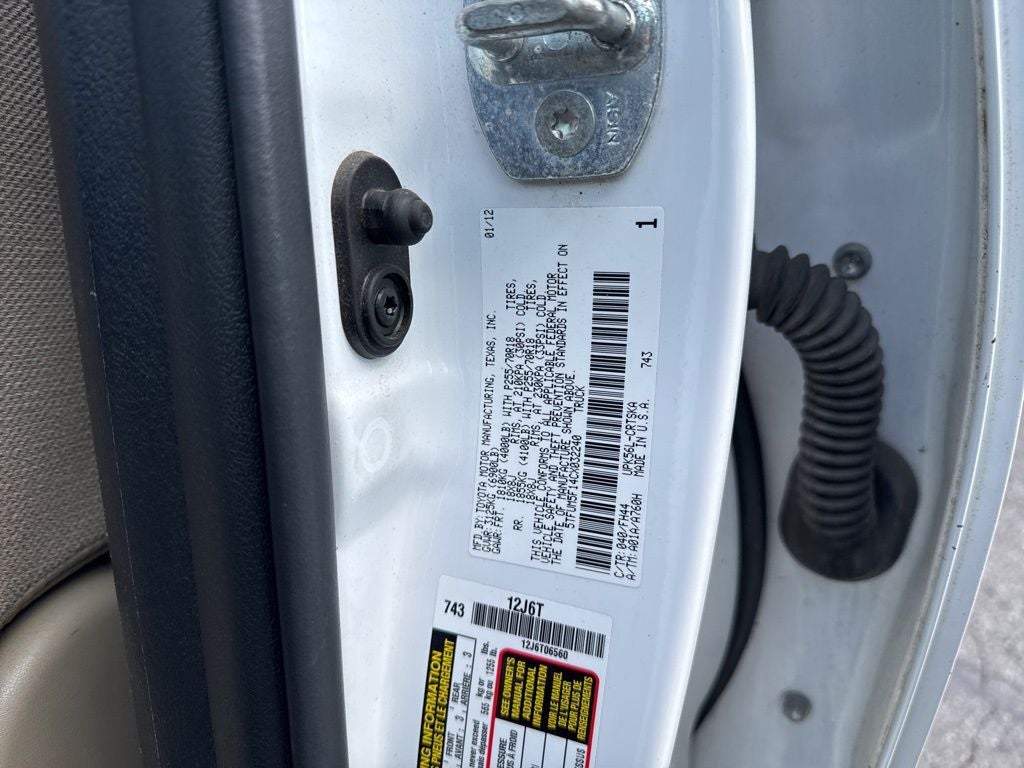 2012 Toyota Tundra Grade 4.6L V8