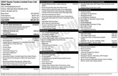 2025 Toyota Tundra Limited