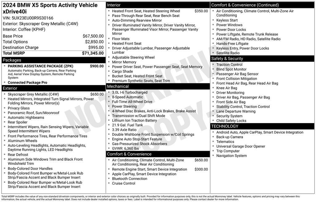 2024 BMW X5 xDrive40i