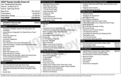 2023 Toyota Corolla Cross LE