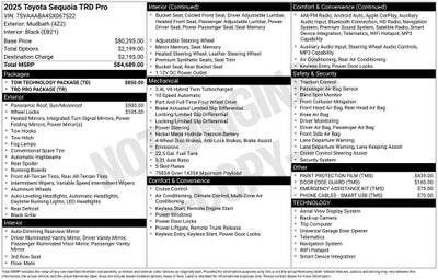 2025 Toyota Sequoia TRD Pro