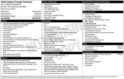2024 Subaru Forester Premium