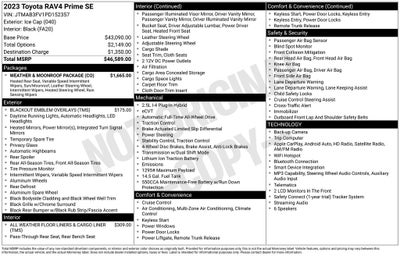 2023 Toyota RAV4 Prime SE