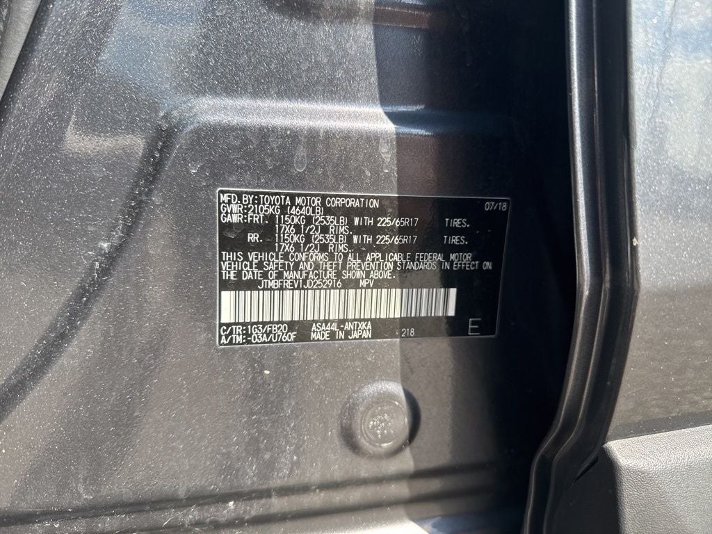 2018 Toyota RAV4 LE