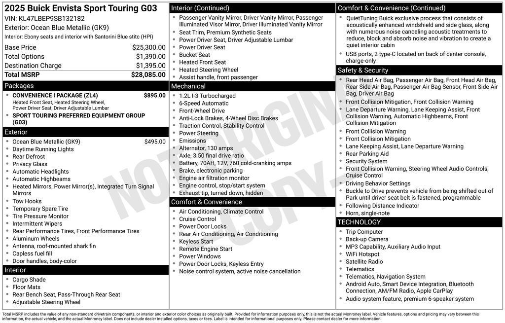 2025 Buick Envista Sport Touring