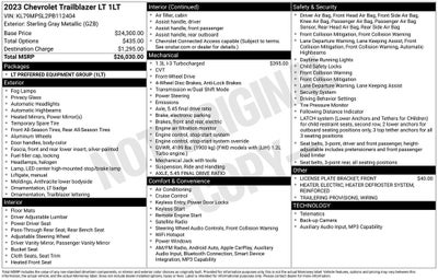 2023 Chevrolet TrailBlazer LT
