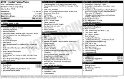 2019 Hyundai Tucson Value