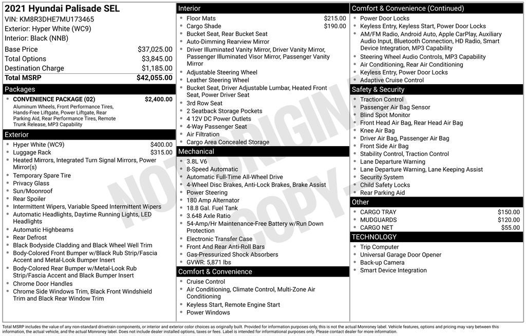 2021 Hyundai Palisade SEL