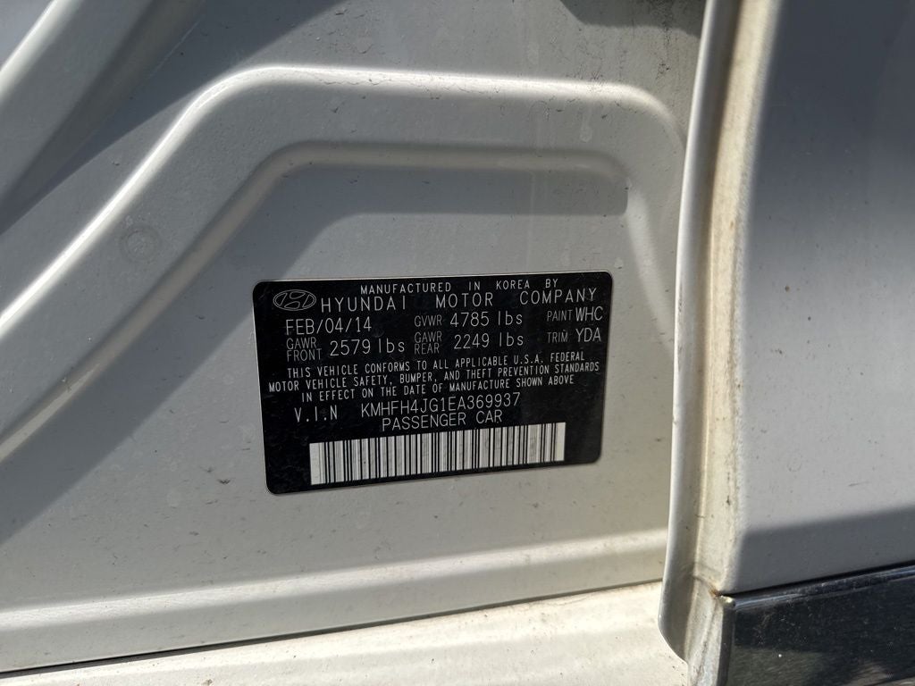 2014 Hyundai Azera Limited