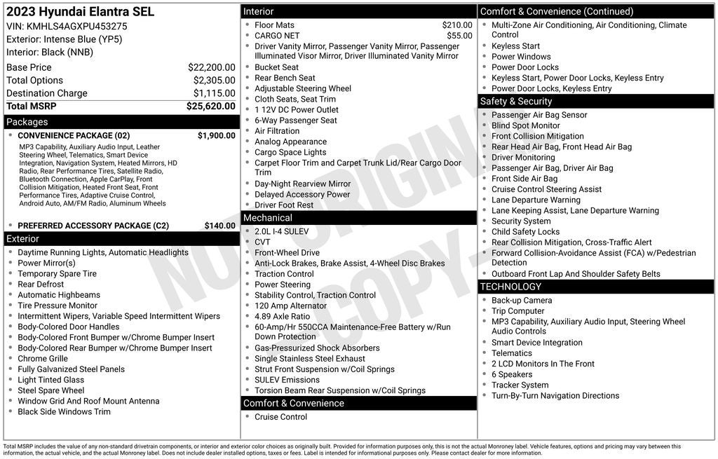 2023 Hyundai Elantra SEL