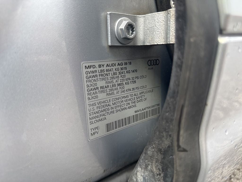 2019 Audi Q7 55 Premium Plus quattro