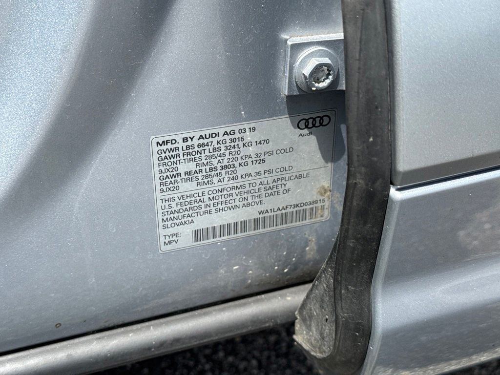 2019 Audi Q7 55 Premium Plus quattro