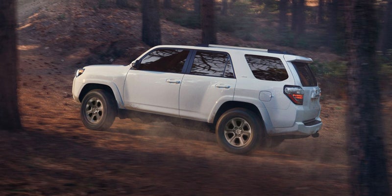 A 2024 Toyota 4Runner off roading in Akron, OH