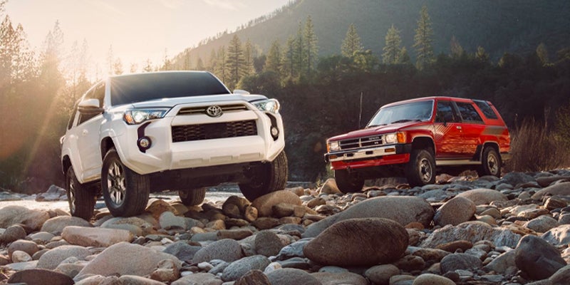 Two trim level options of the 2024 Toyota 4Runner in Akron, OH