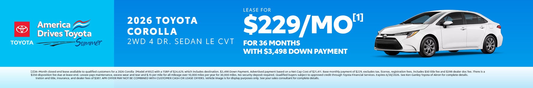 Corolla Offer