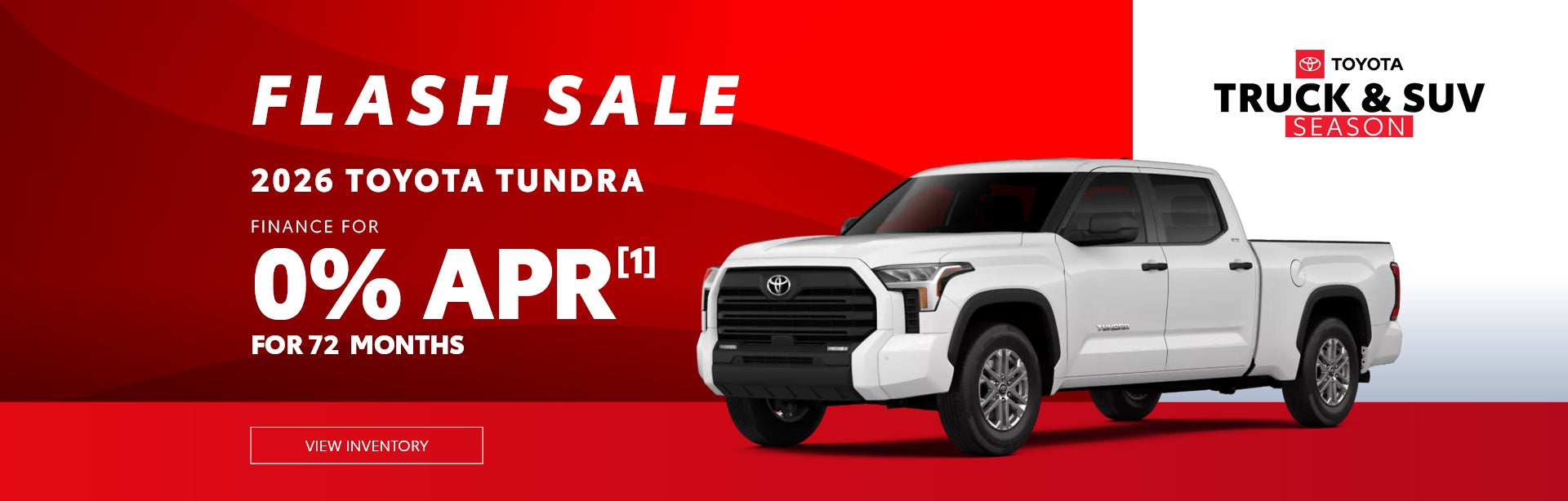 Flash Sale Tundra