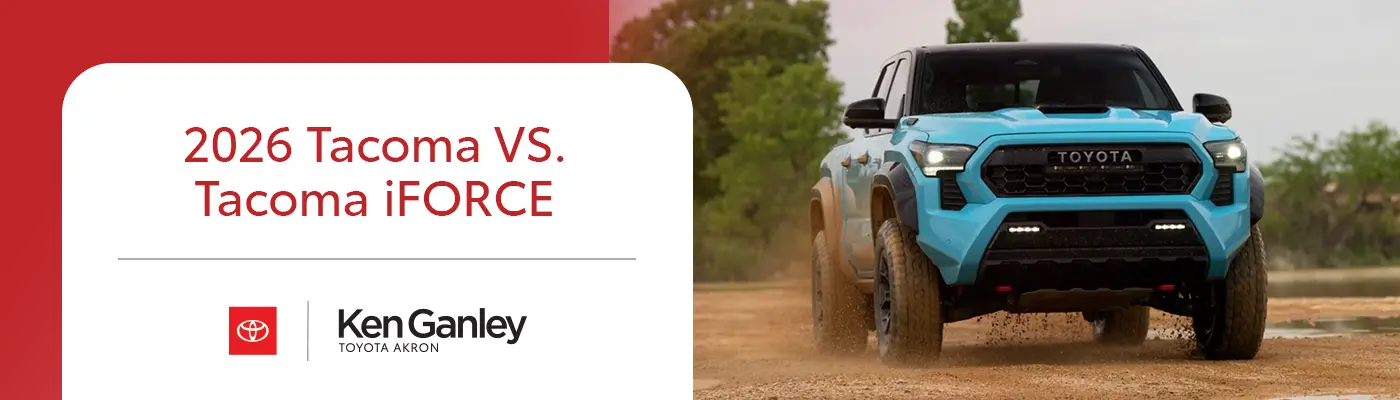 Toyota Tacoma vs Toyota Tacoma i-FORCE MAX Hybrid Comparison | Ken Ganley Toyota Akron